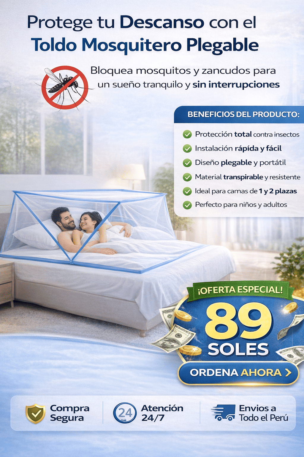 Toldo Mosquitero Plegable